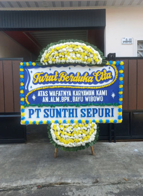 Papan Bunga Duka di Tifure